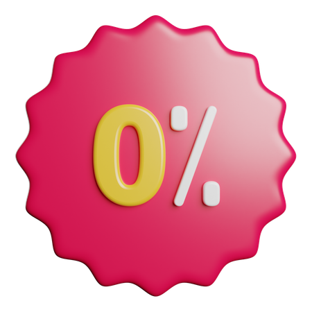 Percent  3D Icon