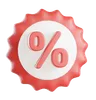 Percent badge