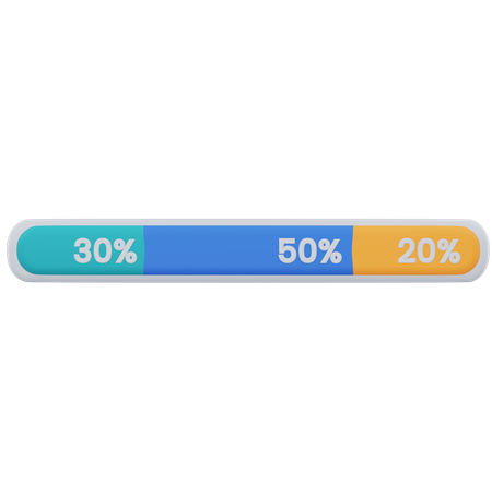 Percentage  3D Icon