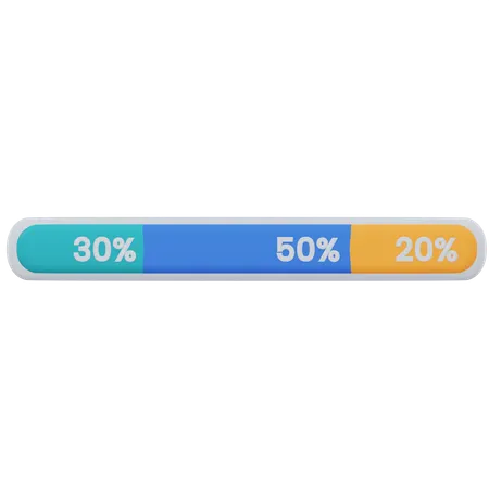 Percentage  3D Icon