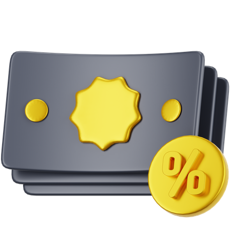 Percentage  3D Icon