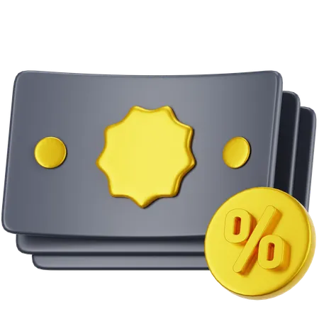 Percentage  3D Icon