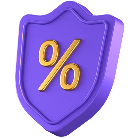 Percentage  3D Icon