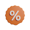 percentage 3d logos