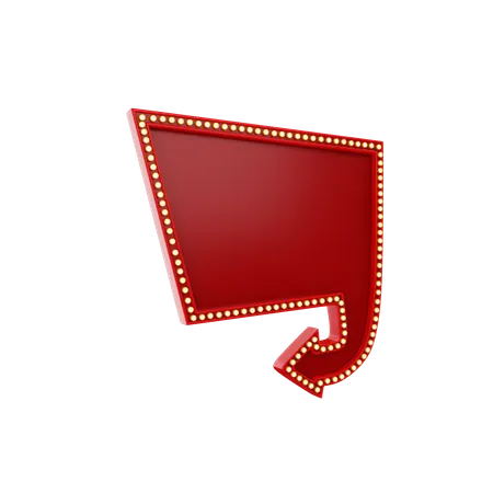 Percentage discount frame  3D Icon