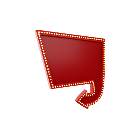 Percentage discount frame  3D Icon