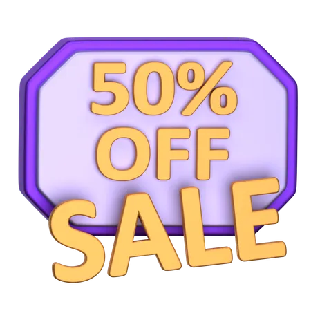 Percentage Off  3D Icon