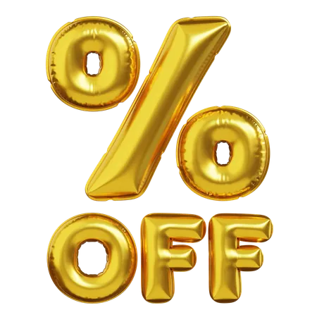 Percentage Offer  3D Icon