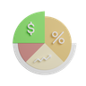 percentage pie chart emoji 3d