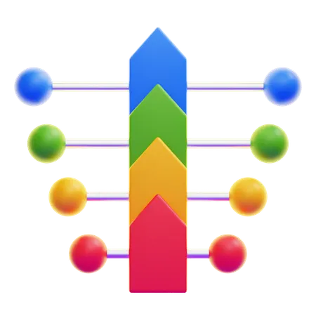 Percentage Representation Chart  3D Icon