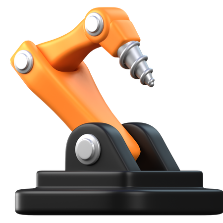 Bras robotique de forage  3D Icon