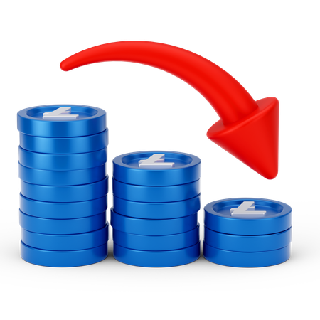 Perda de criptografia  3D Icon