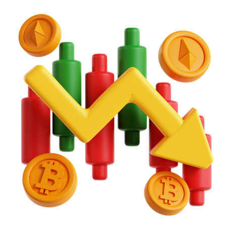 Perda de marketing  3D Icon