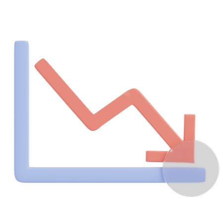 Perda de negócios  3D Icon