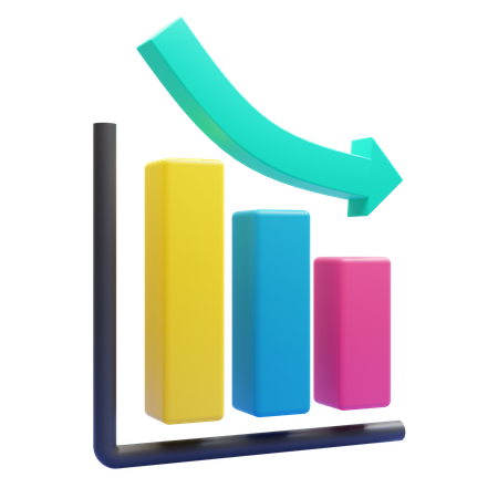 Perda de negócios  3D Icon