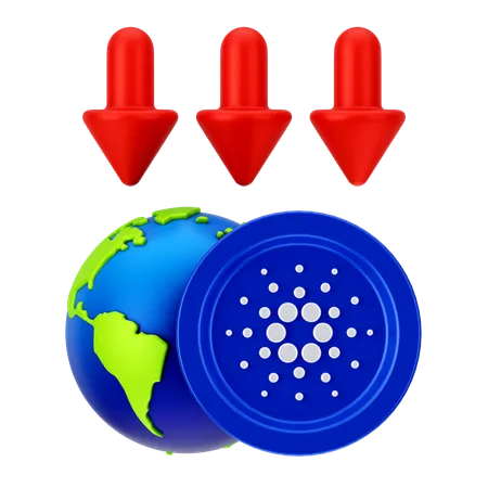 Perda global de cardano  3D Icon