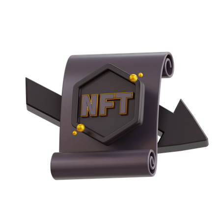 Perda de NFT  3D Icon