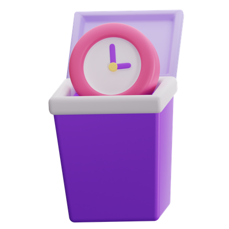 Perder el tiempo  3D Icon