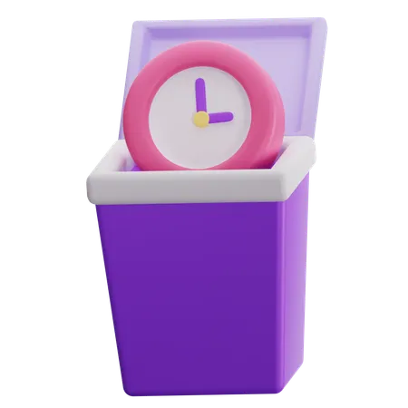 Perder el tiempo  3D Icon