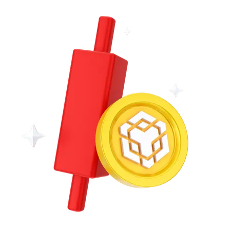 Pérdida de binance  3D Icon