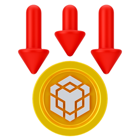 Pérdida de binance  3D Icon