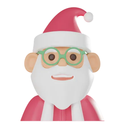 Le père Noël  3D Icon