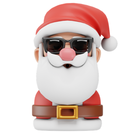 Le père Noël  3D Icon