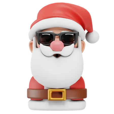 Le père Noël  3D Icon