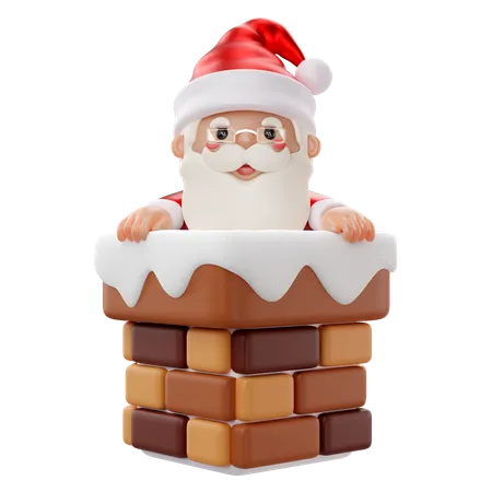 Père Noël  3D Icon