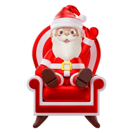 Père Noël  3D Icon