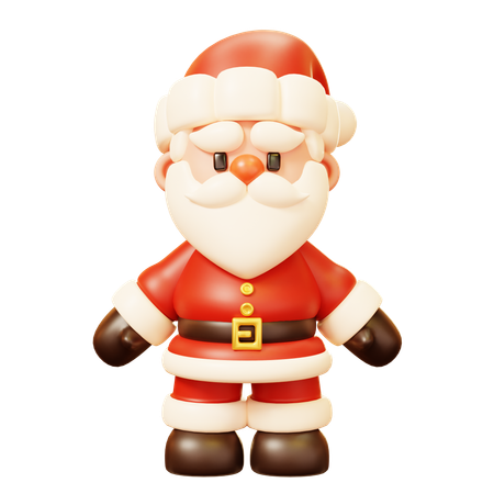 Le père Noël  3D Icon