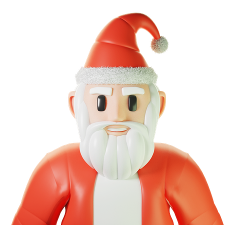 Le père Noël  3D Icon