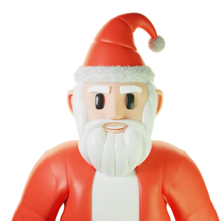 Le père Noël  3D Icon