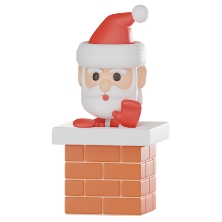 Père Noël  3D Icon