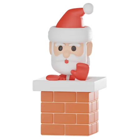 Père Noël  3D Icon