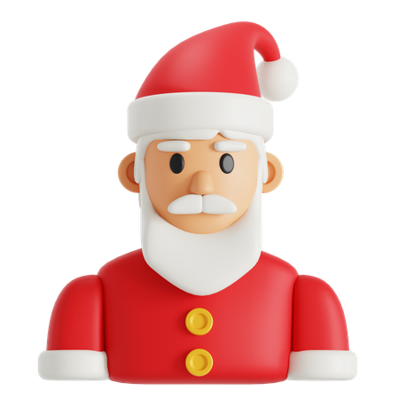 Le père Noël  3D Icon