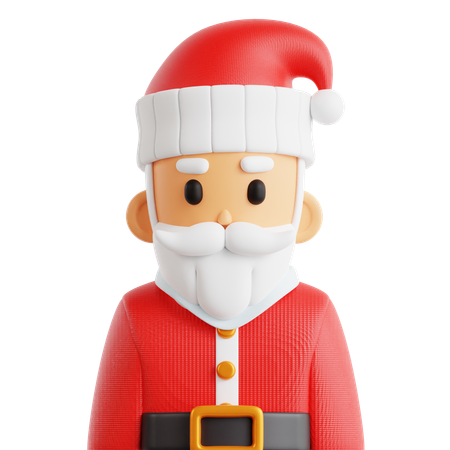 Le père Noël  3D Icon