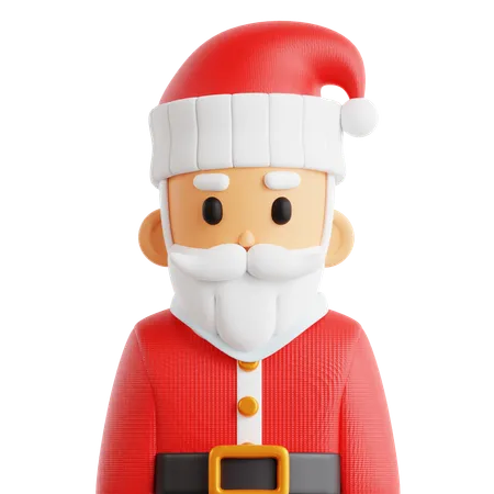 Le père Noël  3D Icon