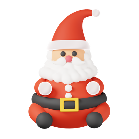 Le père Noël  3D Icon