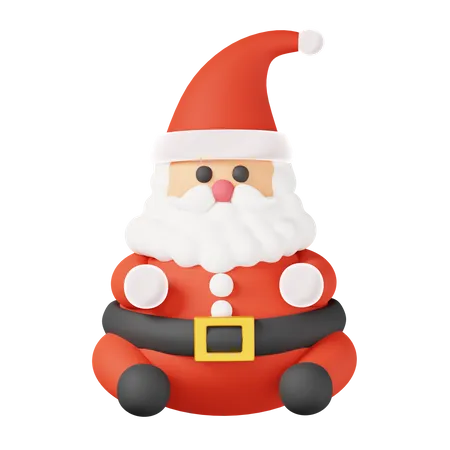 Le père Noël  3D Icon