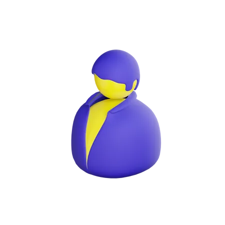 Perfil  3D Illustration