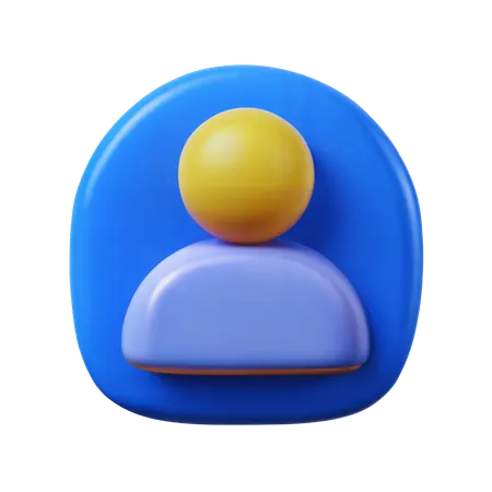 Perfil de usuário  3D Icon