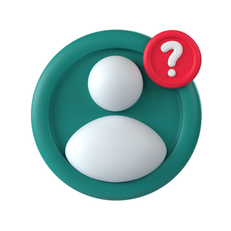 Perfil de usuário vazio  3D Icon