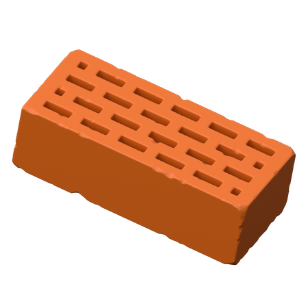 Perforated brick  3D Icon