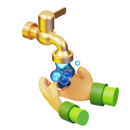 Perform ablution  3D Icon