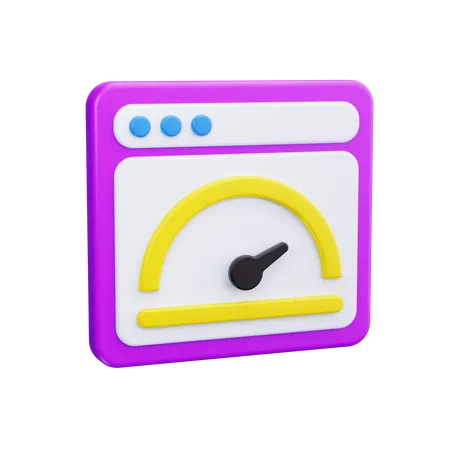 Performance  3D Icon