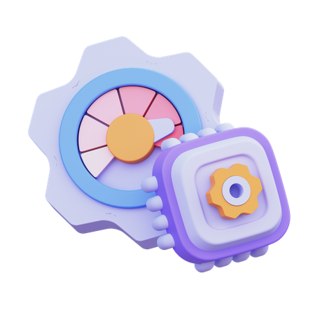 Performance AI  3D Icon