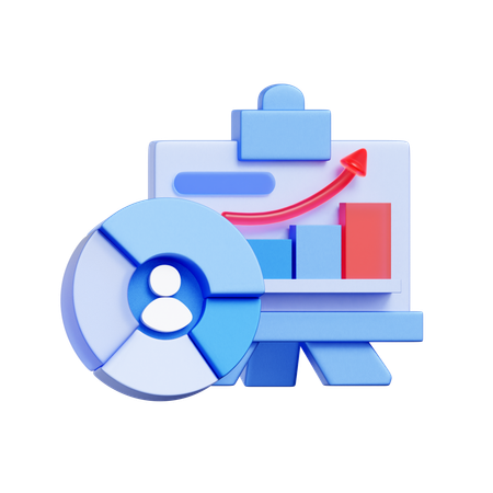 Performance Analytics Dashboard  3D Icon
