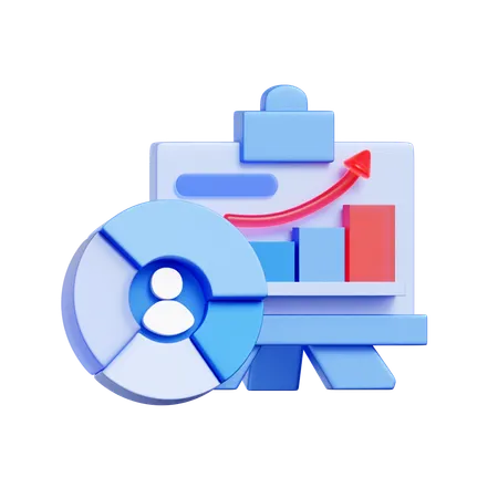 Performance Analytics Dashboard  3D Icon