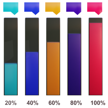 Performance Chart  3D Icon